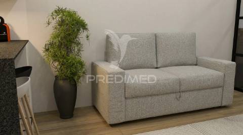 Apartamento t0 remodelado com vista mar