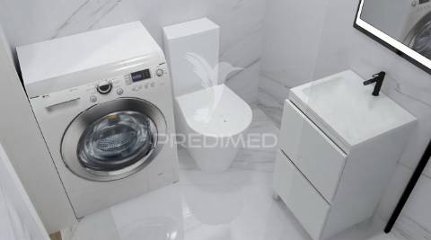 Apartamento t0 remodelado com vista mar