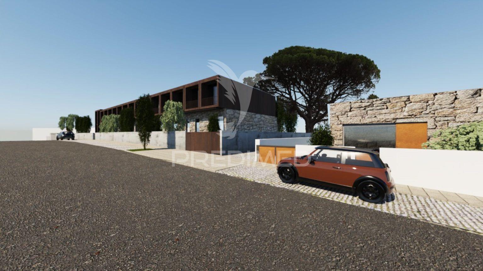 Terreno com pip aprovado para 24 fogos – zona aru – s. pedro da cova, gondomar