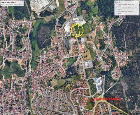 Terreno com pip aprovado para 24 fogos – zona aru – s. pedro da cova, gondomar