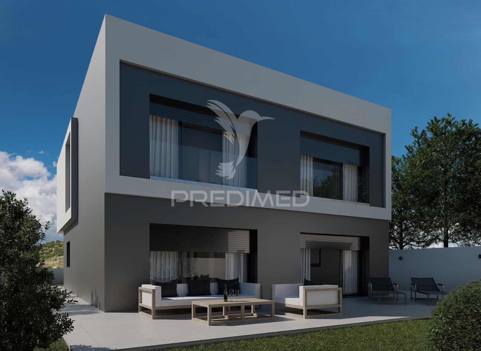 Moradia t4 de arquitetura moderna – urbanização da meia via