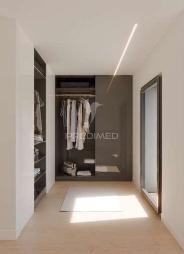 Moradia t4 de arquitetura moderna – urbanização da meia via