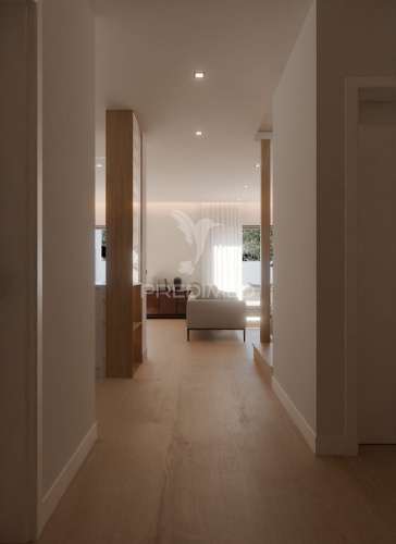 Moradia t4 de arquitetura moderna – urbanização da meia via