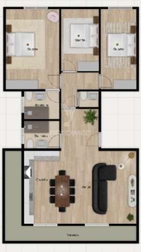 Apartamento renovado t3 em benfica