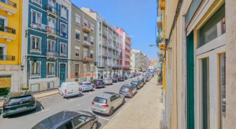 Apartamento t3 no centro de lisboa, arroios