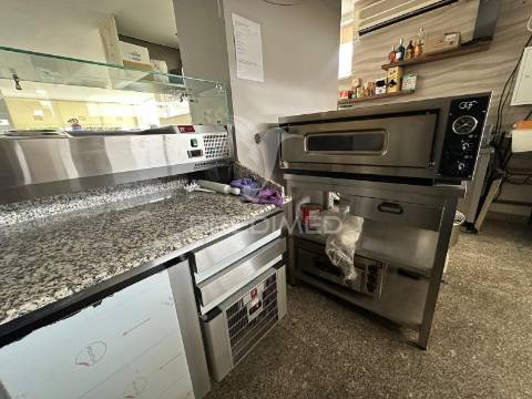 Trespasse de pizzaria em localização premium – gualtar, braga