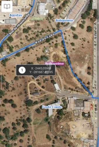 Terreno rústico em boliqueime (fonte conde) – 2.310 m² com eletricidade