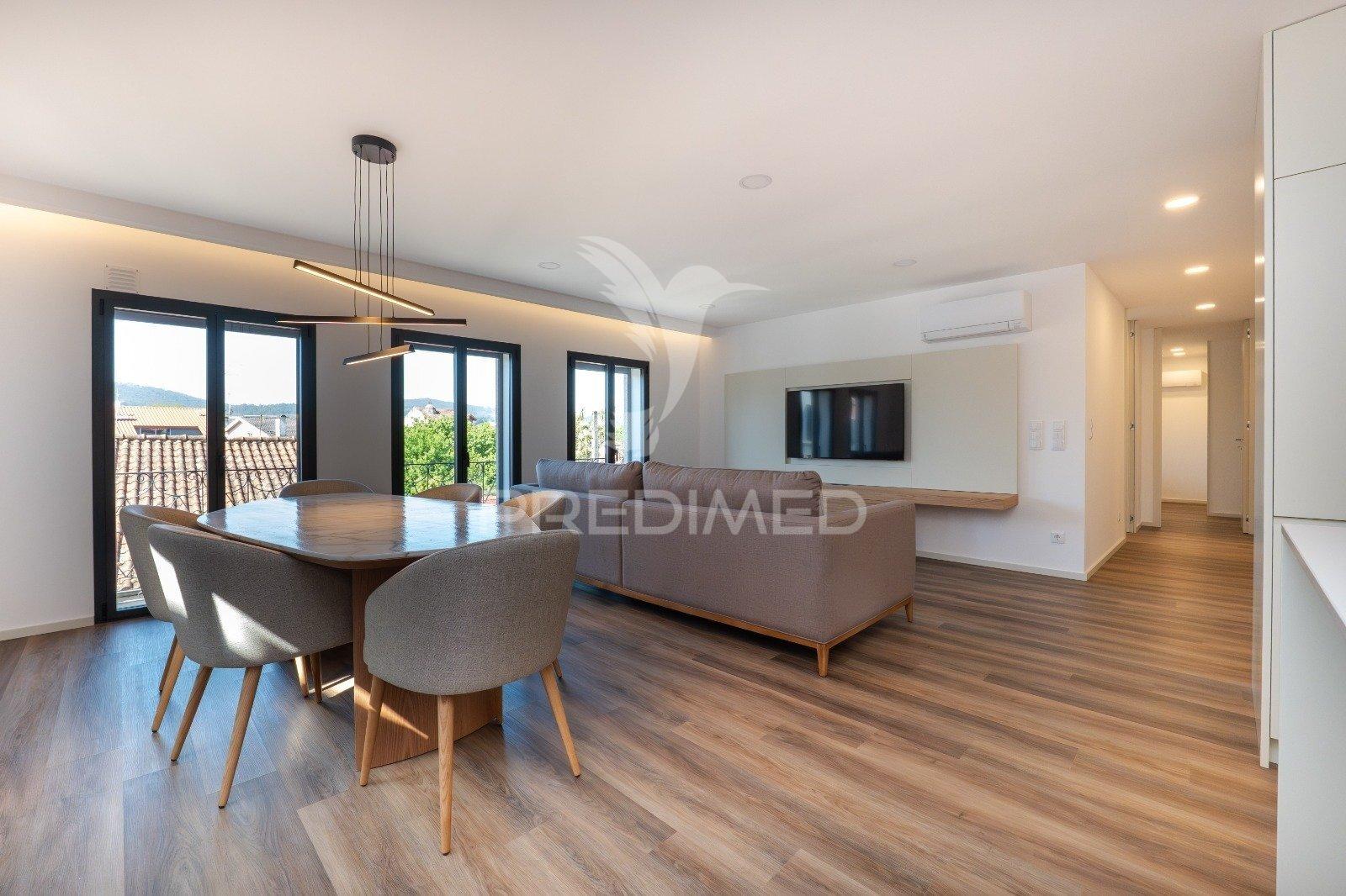 Apartamento t2 novo para arrendamento | braga | mobilado