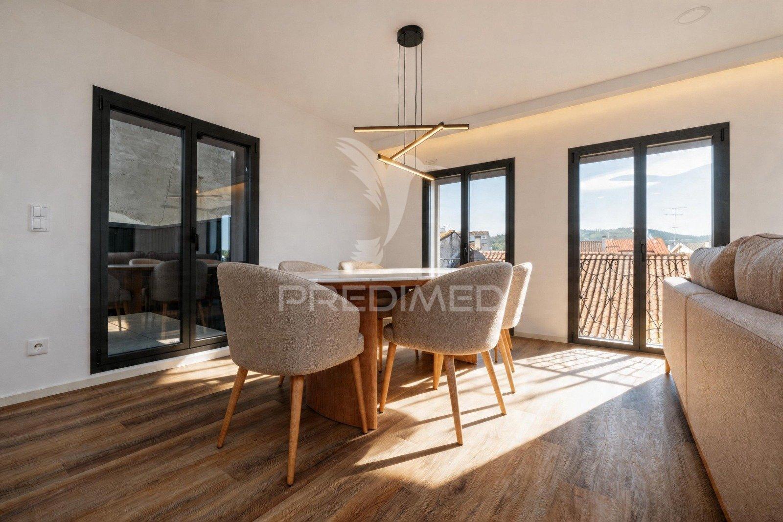 Apartamento t2 novo para arrendamento | braga | mobilado