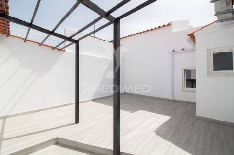 Moradia t2 no vimieiro com terraço e logradouro