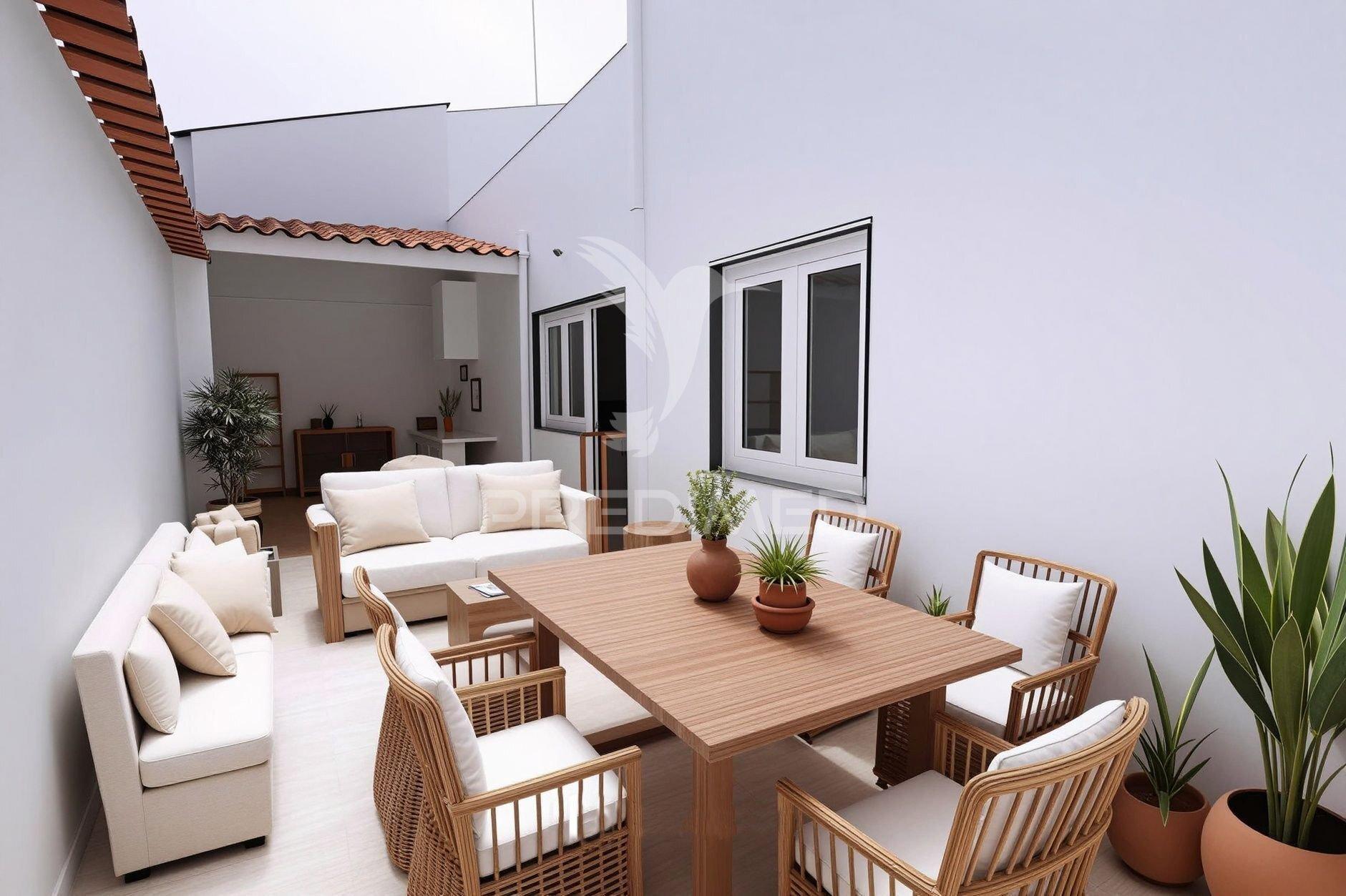 Moradia t4 no vimieiro com logradouro e terraço