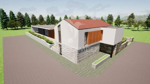 Moradia t4 com projeto aprovado na câmara municipal de fafe, bem localizada excelente preço