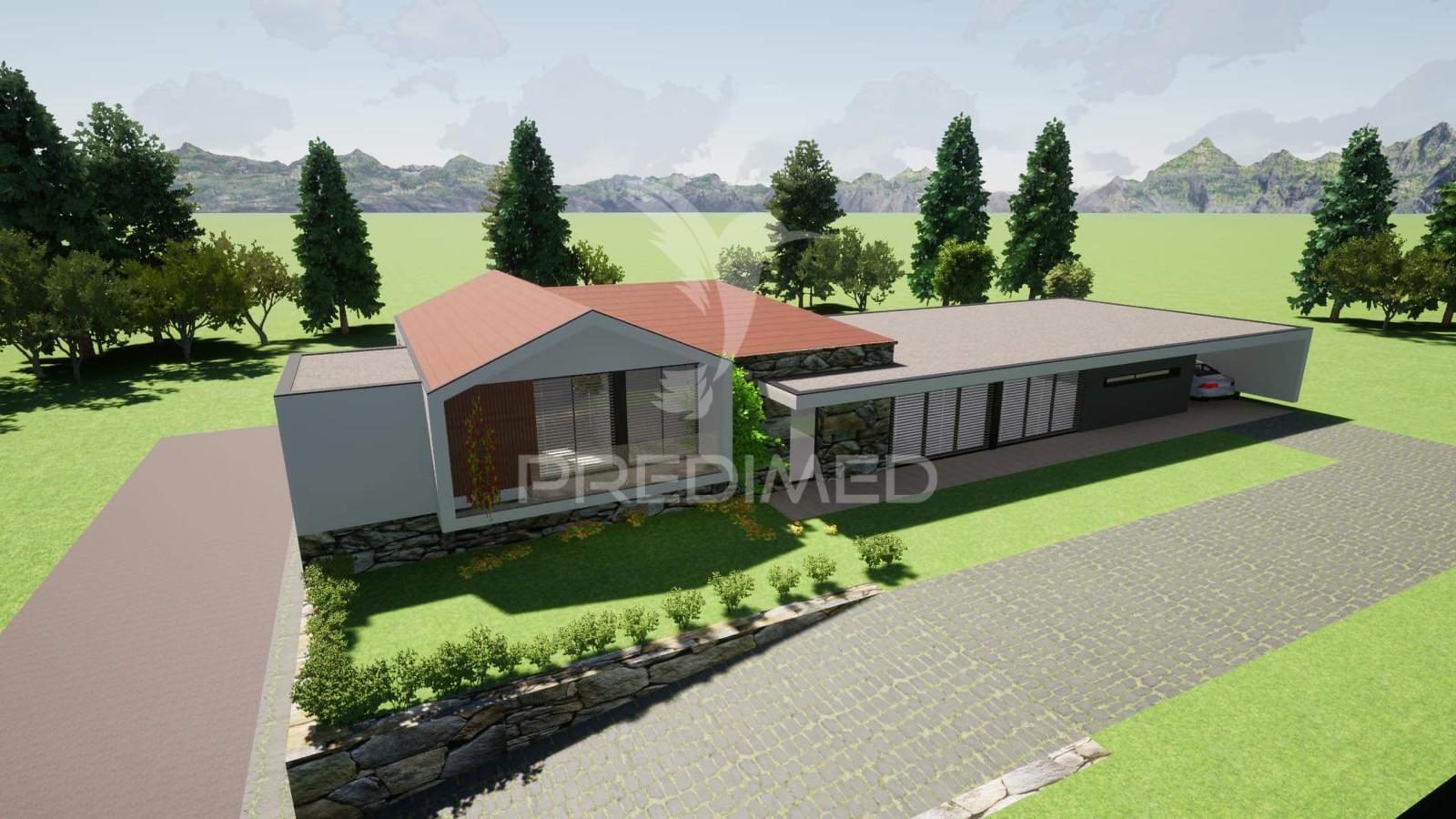 Moradia t4 com projeto aprovado na câmara municipal de fafe, bem localizada excelente preço