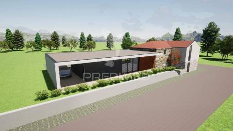 Moradia t4 com projeto aprovado na câmara municipal de fafe, bem localizada excelente preço