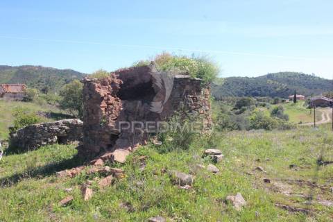 Ruína em pedra geminada, com terreno de 2,3 hectares