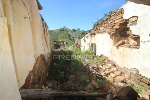 Ruína em pedra geminada, com terreno de 2,3 hectares