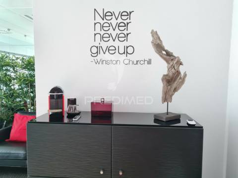 Escritório - vista rio, wc privado, mobília, estacionamento