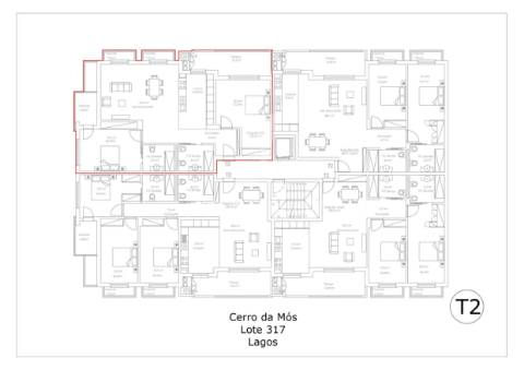 Cerro de mós-317 residence, apartamento t2-1ºg  em lagos.