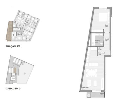 Apartamento t1| “trofa premium” – trofa, porto
