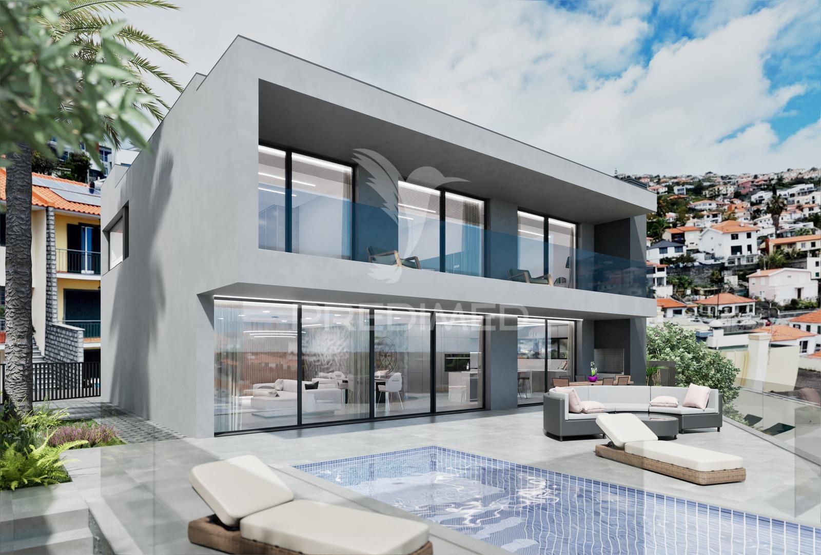 Moradia v4 funchal vista mar