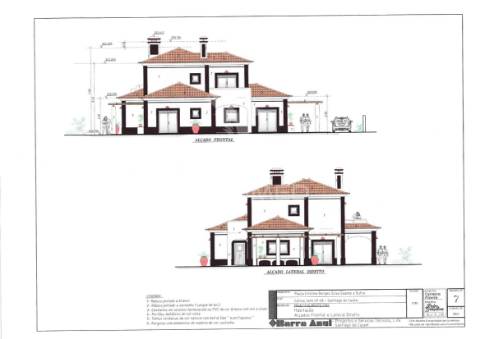 Lote de terreno para construção com 900 m2 para venda em santiago do caçém com projeto aprovado.