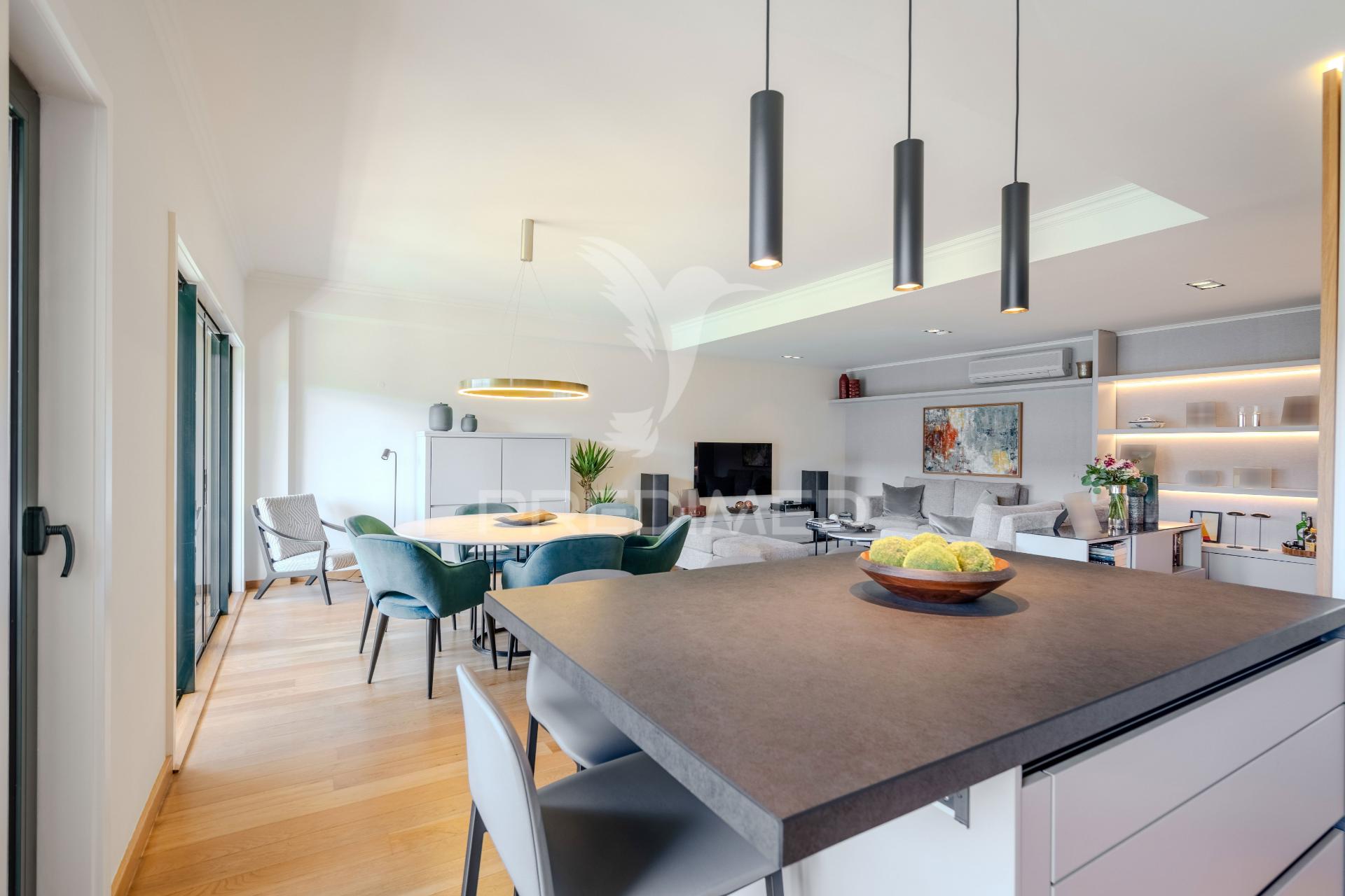 Apartamento t3 para venda i condomínio villa restelo, com jardim e piscina no restelo/belém