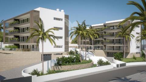 Luxuoso t2 em condomínio privado "sesmarias garden" com piscina| elegância e exclusividade