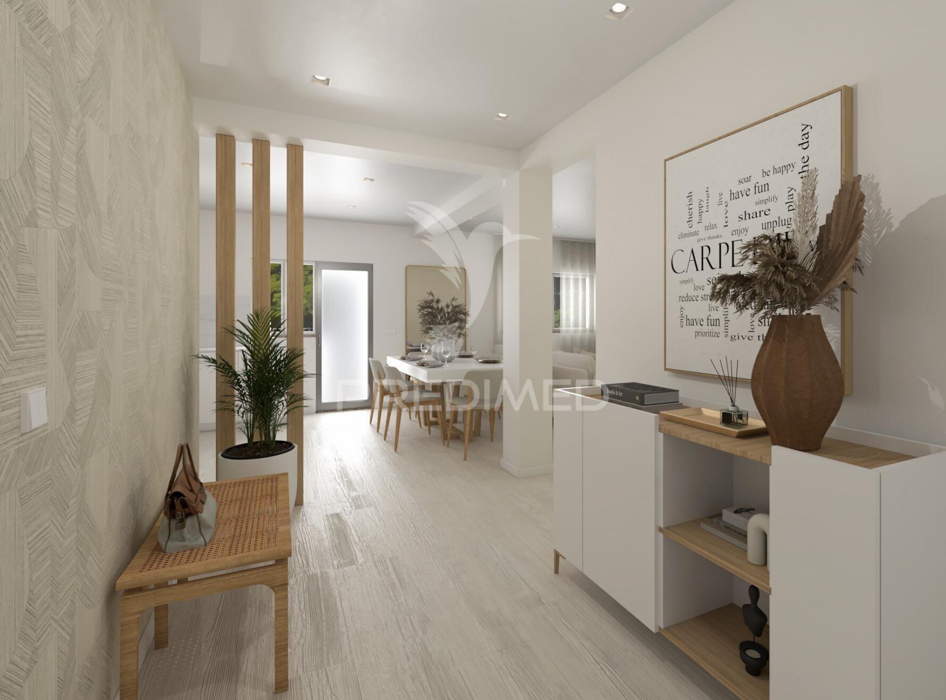 Apartamento t3 totalmente renovado - cruz da areia – leiria