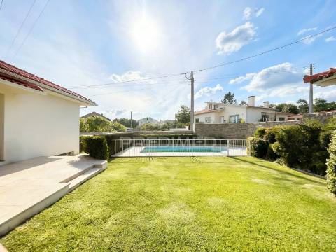Moradia t4 individual com piscina e jardim | sabariz – vila verde