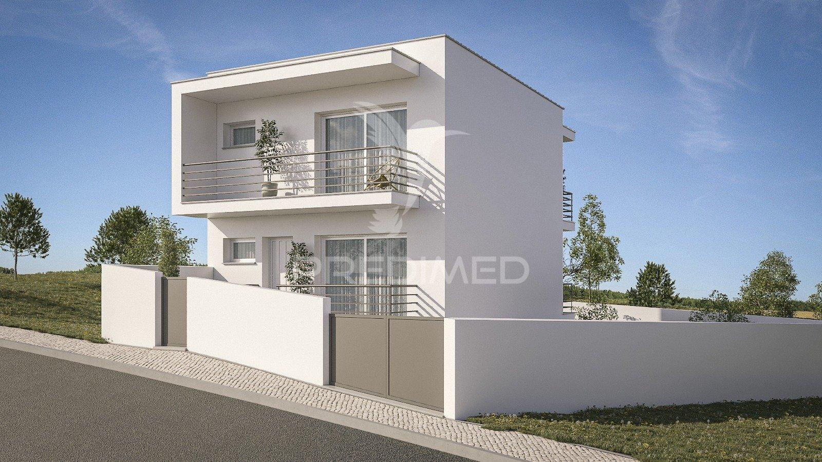 Moradia t2 moderna em construção em nazaré para comprar