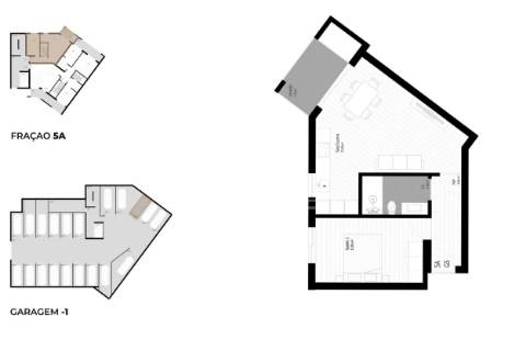 Apartamento t1 | são joão premium – pedrouços, maia