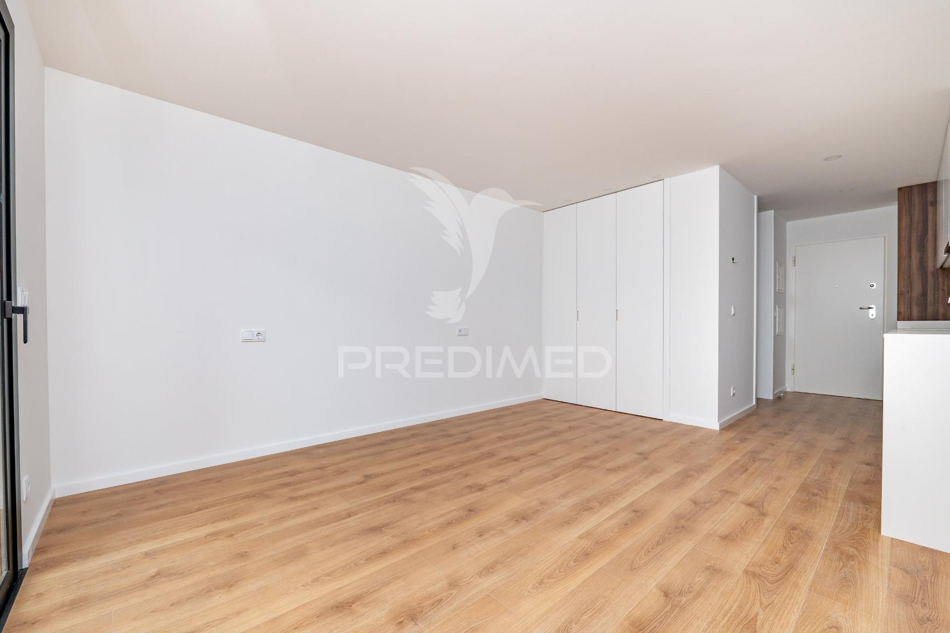 Apartamento t0 no centro de braga | edifício das torneiras