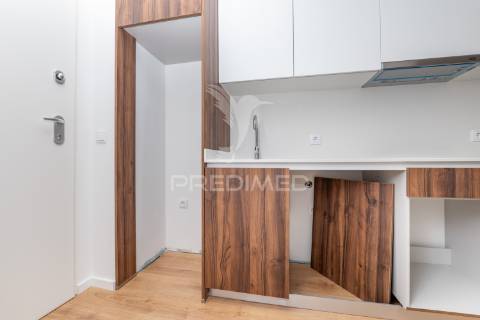 Apartamento t0 no centro de braga | edifício das torneiras