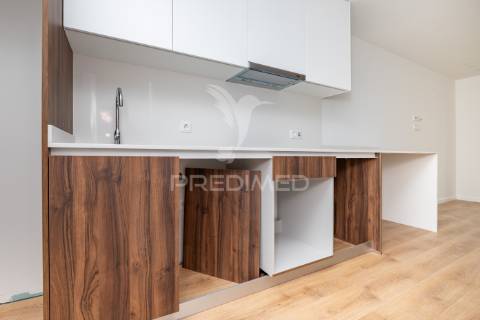 Apartamento t0 no centro de braga | edifício das torneiras