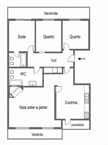 Apartamento t3 com garagem e excelentes varandas em fátima
