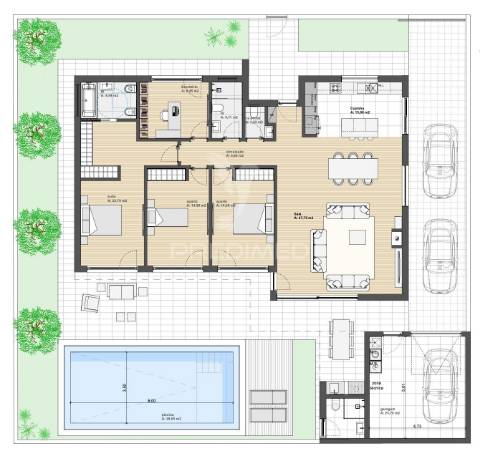 Moradia térrea t4 isolada | quinta do anjo, palmela