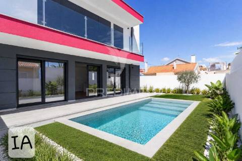 Moradia t4 nova em tires | design contemporâneo | eficiência energética a | zona residencial exclusiva