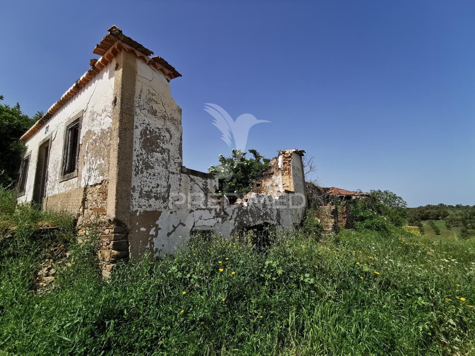 Terreno rustico e urbano com ruina para reconstrução