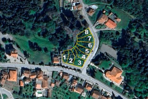 Terreno aprovado para 8 moradias no luso