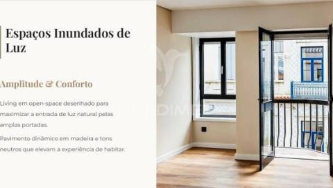T1 remodelado com varanda junto à maternidade júlio dinis, porto