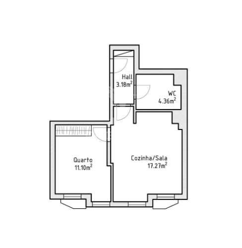 T1 remodelado com varanda junto à maternidade júlio dinis, porto