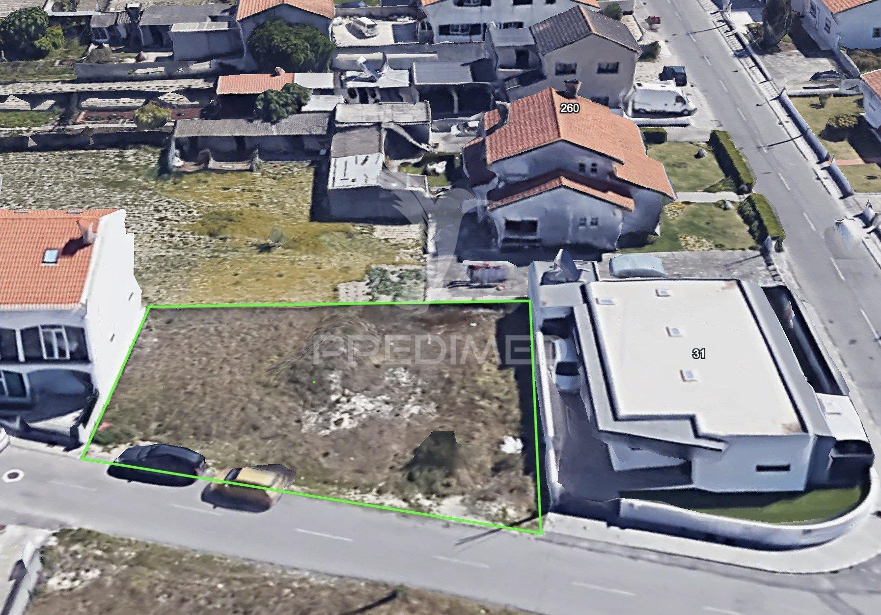 Terreno com 384 m² e frente generosa — gafanha da nazaré