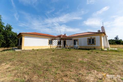 Herdade com 39500 m2 e habitação com 150 m2 de área coberta em ótimo estado de conservação