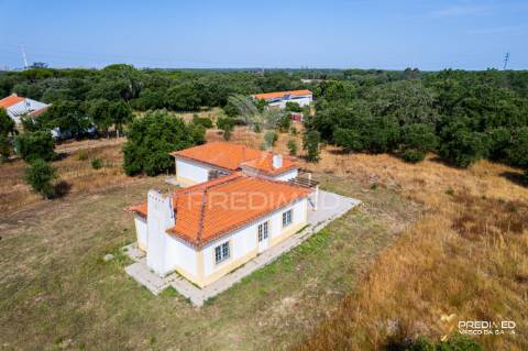 Herdade com 39500 m2 e habitação com 150 m2 de área coberta em ótimo estado de conservação