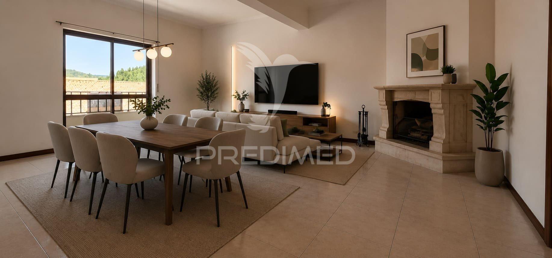 Apartamento t2 em alenquer com varanda e arrecadação