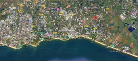 Albufeira - moradia com terreno misto a dois passos da praia da falésia