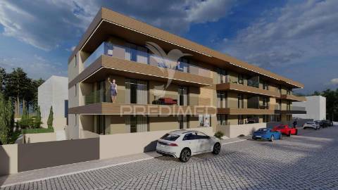 Apartamento t1 c/terraço - condomínio a 300m da praia,