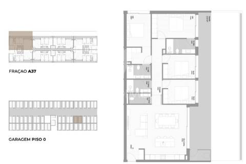 Apartamento t4 | gondomar green – fânzeres, gondomar