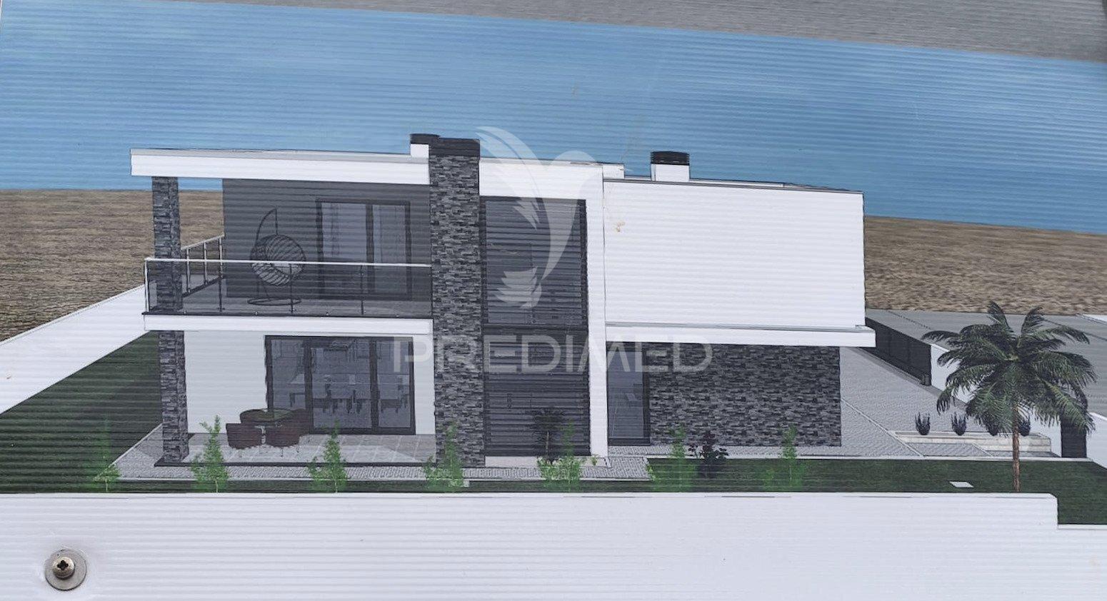 Moradia isolada t4 de arquitetura contemporânea em vagos