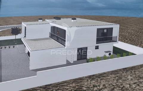 Moradia isolada t4 de arquitetura contemporânea em vagos